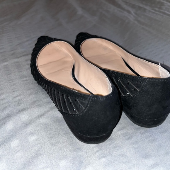 Michael Shannon Sparkly Black Business Flats | Size 6 US Women - Picture 6 of 9